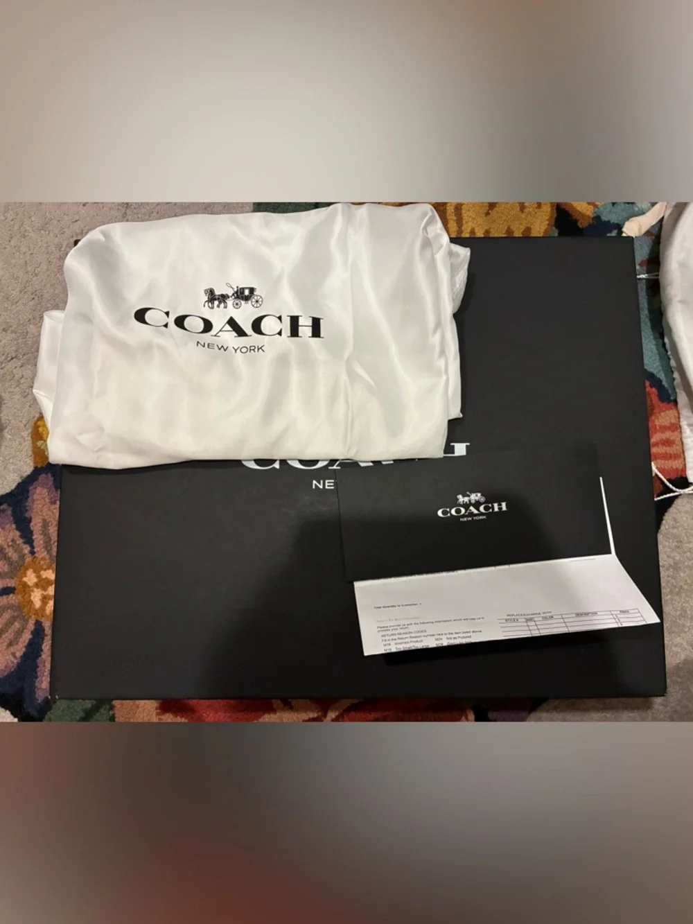 COACH Gramercy Tote Maple w/ NY zip pouch - Picture 8 of 8